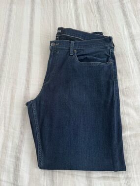 PAIGE FEDERAL - 35 Waist - Men's Dark Blue Straight Jeans